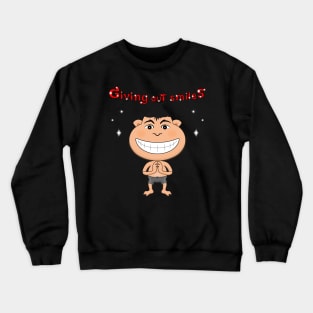 Children giving out smiles Crewneck Sweatshirt